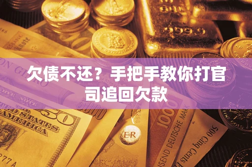 武汉欠债不还？手把手教你打官司追回欠款