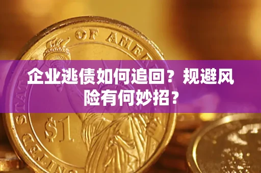 武汉企业逃债如何追回？规避风险有何妙招？