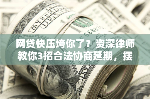 武汉网贷快压垮你了？资深律师教你3招合法协商延期，摆脱暴力催收！