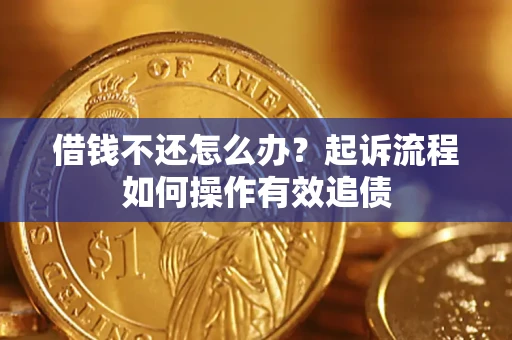 武汉借钱不还怎么办？起诉流程如何操作有效追债