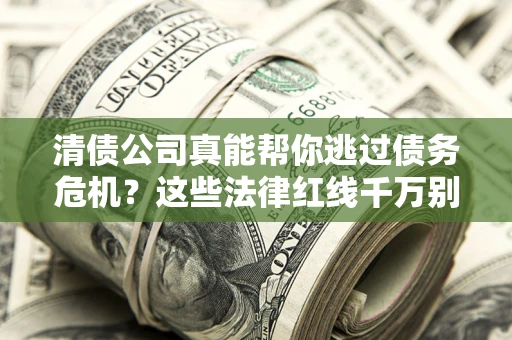 武汉清债公司真能帮你逃过债务危机？这些法律红线千万别踩