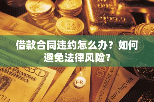 武汉借款合同违约怎么办？如何避免法律风险？