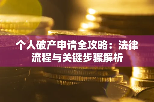 武汉个人破产申请全攻略：法律流程与关键步骤解析