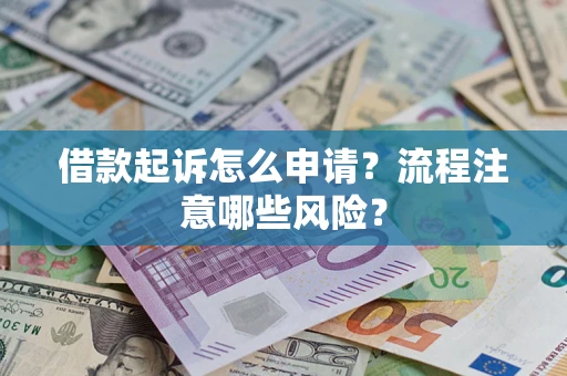 武汉借款起诉怎么申请？流程注意哪些风险？