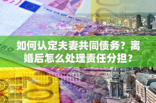 武汉如何认定夫妻共同债务？离婚后怎么处理责任分担？