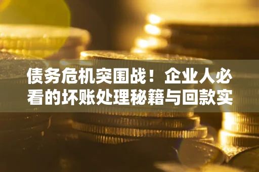 武汉债务危机突围战！企业人必看的坏账处理秘籍与回款实战指南