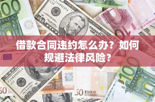 武汉借款合同违约怎么办？如何规避法律风险？
