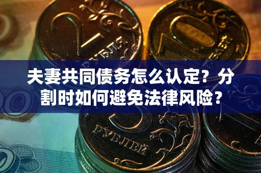 武汉夫妻共同债务怎么认定？分割时如何避免法律风险？